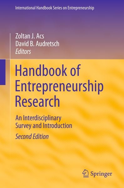 Produktbild: Handbook of Entrepreneurship Research