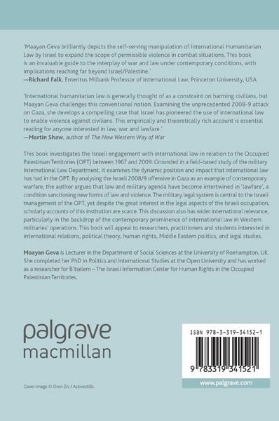 Produktbild: Law, Politics and Violence in Israel/Palestine