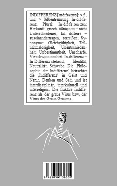 Produktbild: Einf&uuml;hrung in die Philosophie der Indifferenz