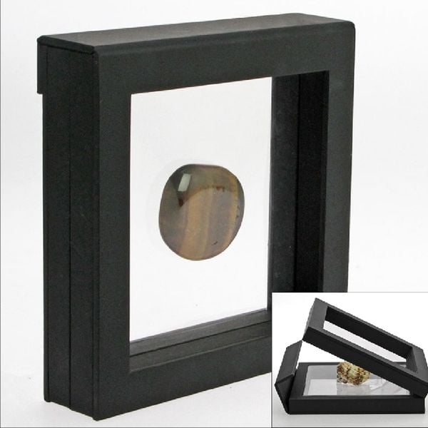 Produktbild: 3-D-Schweberahmen schwarz, 13 cm