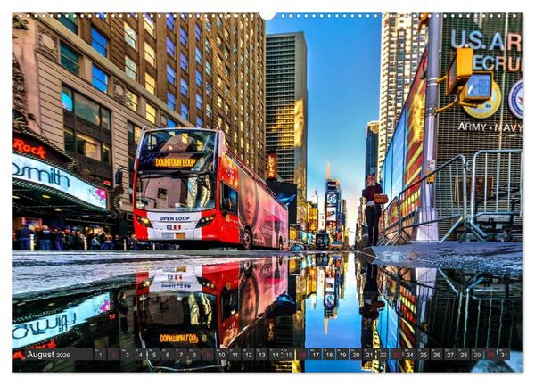 Produktbild: Fernweh New York City (Wandkalender 2026 DIN A2 quer), CALVENDO Monatskalender