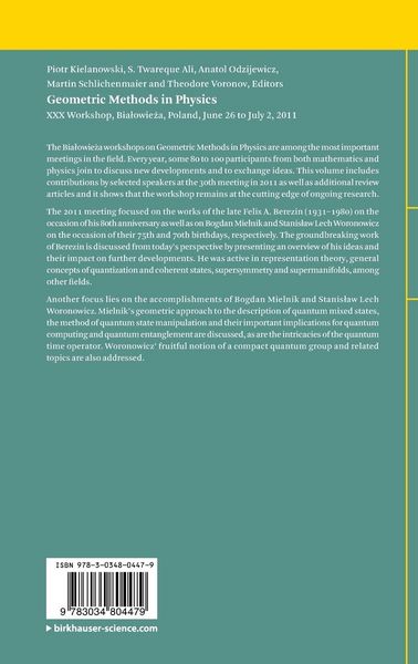 Produktbild: Geometric Methods in Physics