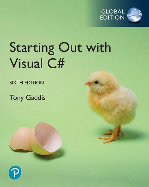 Produktbild: Starting out with Visual C#, Global Edition