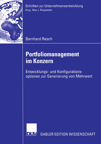 Produktbild: Portfoliomanagement im Konzern