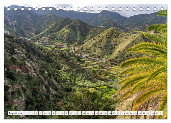 Produktbild: Kanarische Inseln: La Gomera (Tischkalender 2026 DIN A5 quer), CALVENDO Monatskalender