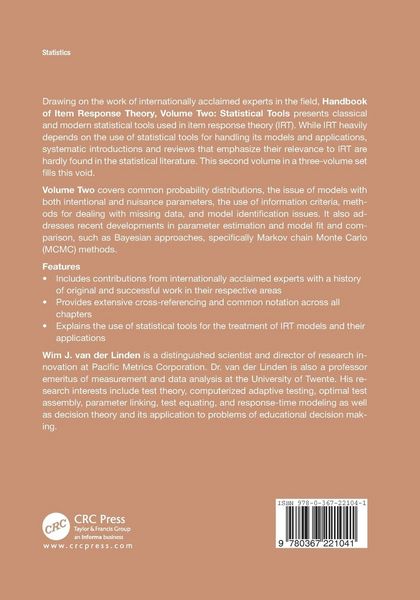 Produktbild: Handbook of Item Response Theory