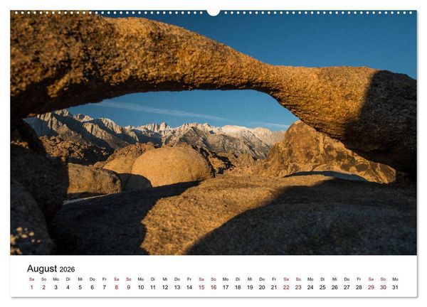 Produktbild: Naturparadiese zwischen Los Angeles und Las Vegas (Wandkalender 2026 DIN A2 quer), CALVENDO Monatskalender