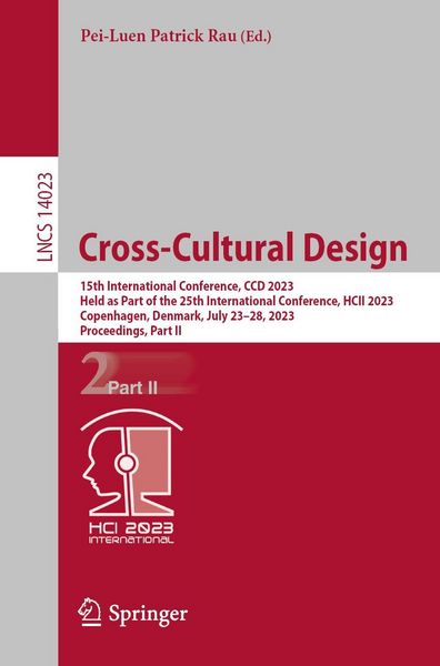 Produktbild: Cross-Cultural Design