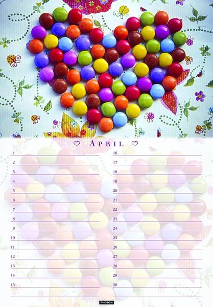 Produktbild: Herzlichst Geburtstagskalender