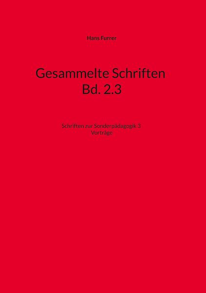 Produktbild: Gesammelte Schriften Bd. 2.3