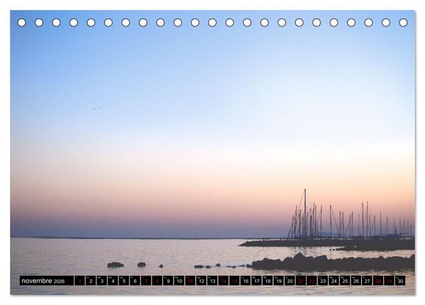 Produktbild: R&ecirc;veries en M&eacute;diterran&eacute;e (Calendrier de bureau 2026 DIN A5 vertical), CALVENDO calendrier mensuel