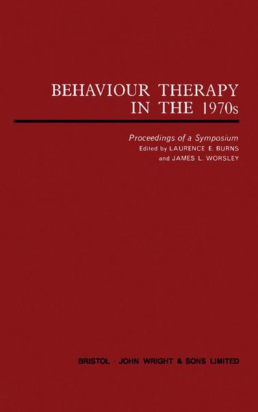 Produktbild: Behaviour Therapy in the 1970s