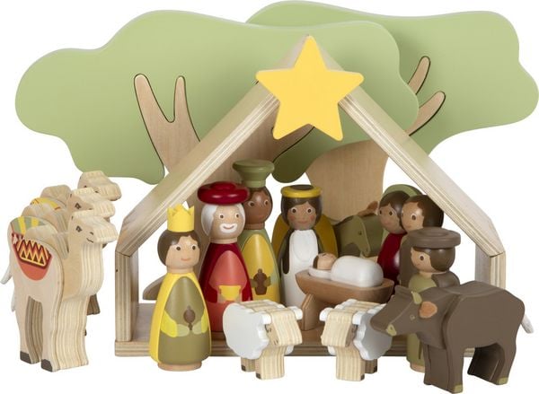 Produktbild: Spielset Weihnachtskrippe