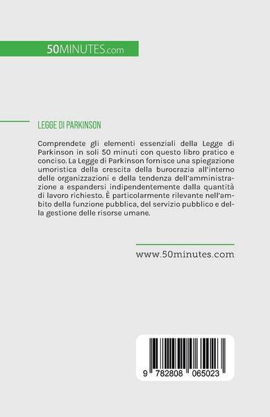 Produktbild: Legge di Parkinson