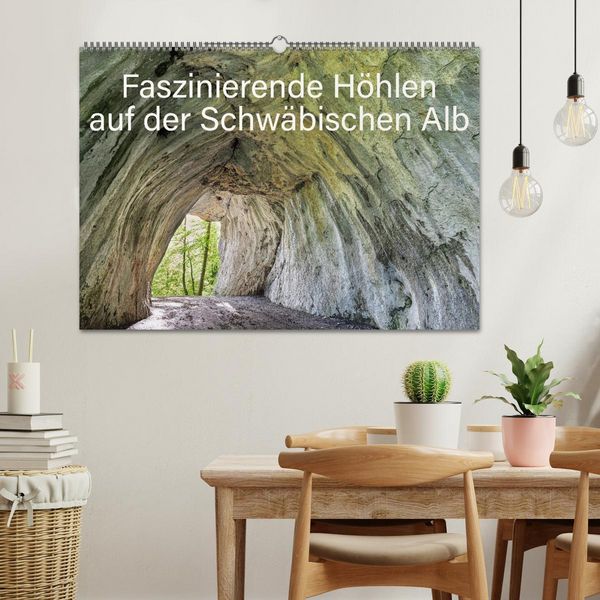 Produktbild: Faszinierende H&ouml;hlen auf der Schw&auml;bischen Alb (Wandkalender 2026 DIN A2 quer), CALVENDO Monatskalender