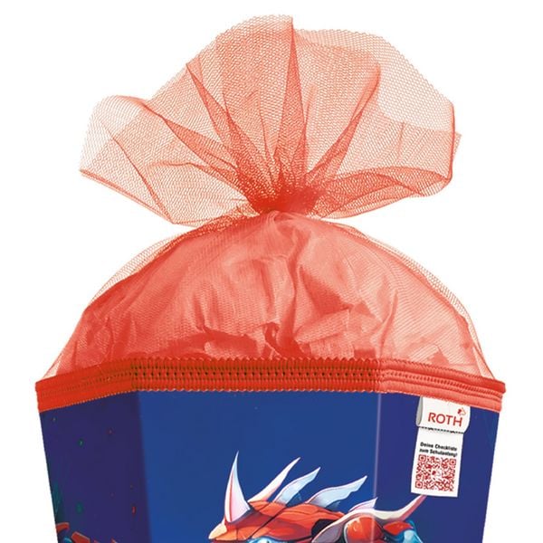 Produktbild: Motivschult&uuml;te 85 cm, Robo Drache, Silbert&uuml;ll