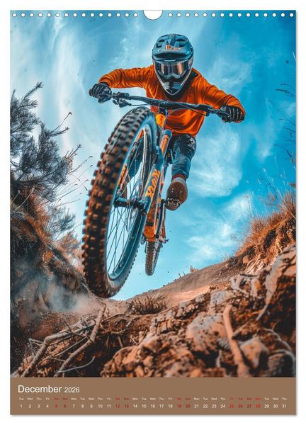 Produktbild: Downhill Adrenaline (Wall Calendar 2026 DIN A3 portrait), CALVENDO 12 Month Wall Calendar