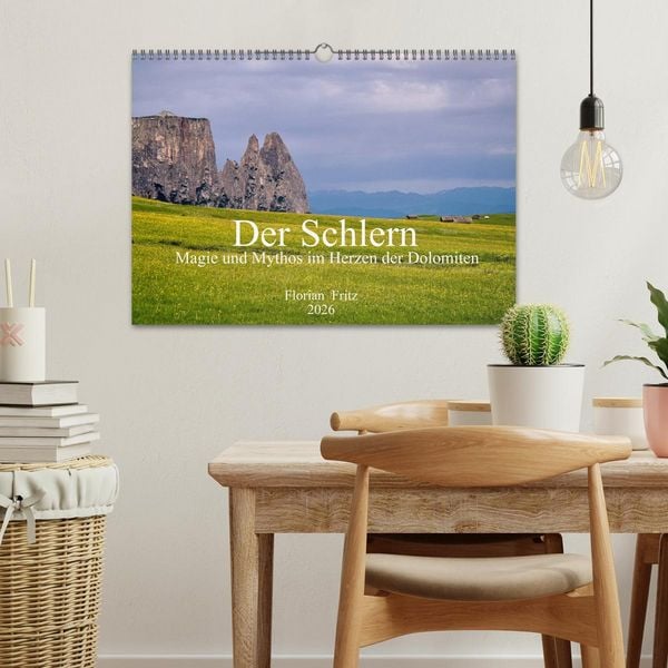 Produktbild: Der Schlern - Magie und Mythos im Herzen der Dolomiten (Wandkalender 2026 DIN A3 quer), CALVENDO Monatskalender