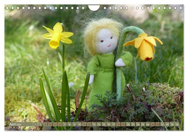 Produktbild: Zu Besuch bei den Wurzelkindern und anderen kleinen Leuten (Wandkalender 2026 DIN A4 quer), CALVENDO Monatskalender