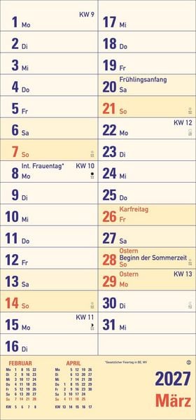 Produktbild: Gro&szlig;druck Planer 2027