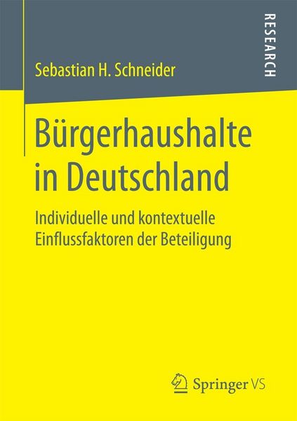 Produktbild: B&uuml;rgerhaushalte in Deutschland