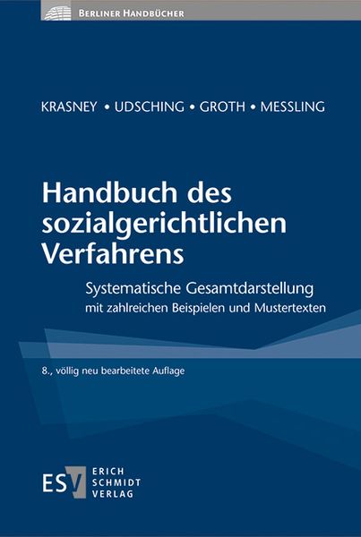 Produktbild: Handbuch des sozialgerichtlichen Verfahrens