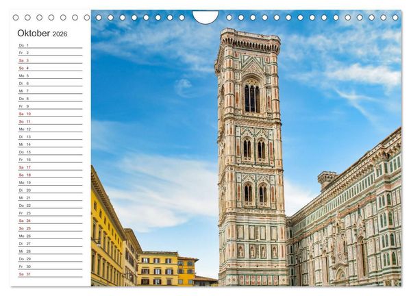 Produktbild: Florenz - Impressionen (Wandkalender 2026 DIN A4 quer), CALVENDO Monatskalender
