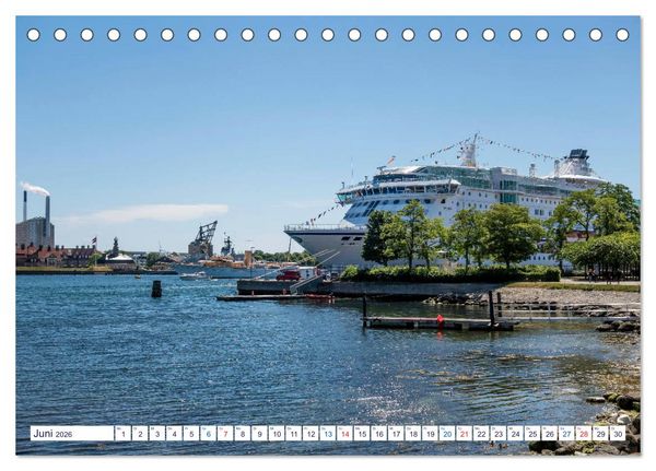 Produktbild: Sommer in Kopenhagen (Tischkalender 2026 DIN A5 quer), CALVENDO Monatskalender