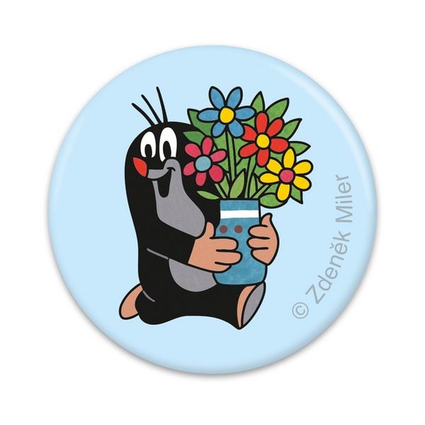 Produktbild: TR&Ouml;TSCH - Der kleine Maulwurf Mini-Buttons 4er Set Maulwurf | Ab 3 Jahren