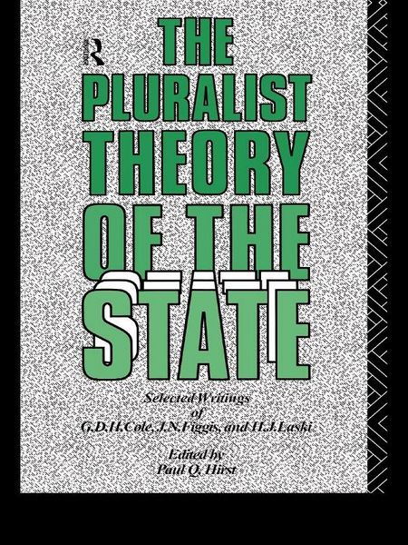 Produktbild: The Pluralist Theory of the State