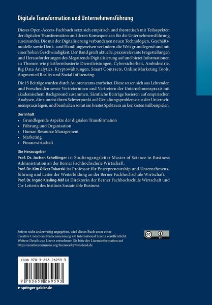Produktbild: Digitale Transformation und Unternehmensf&uuml;hrung