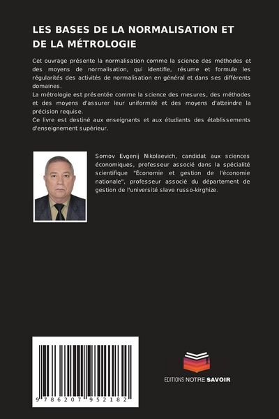 Produktbild: Les Bases De La Normalisation Et De La M&eacute;trologie