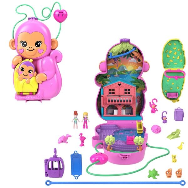 Produktbild: Polly Pocket Affenmama und Baby