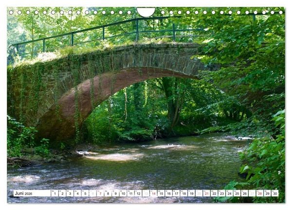 Produktbild: B&auml;che, Fl&uuml;sse, Seen - Wasser in der Eifel (Wandkalender 2026 DIN A4 quer), CALVENDO Monatskalender