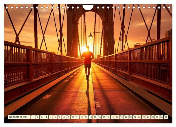 Produktbild: Joggen, gesund laufen (Wandkalender 2026 DIN A4 quer), CALVENDO Monatskalender