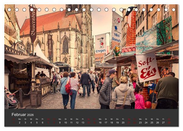 Produktbild: Abenteuer M&uuml;nster - Echt jovel! (Tischkalender 2026 DIN A5 quer), CALVENDO Monatskalender