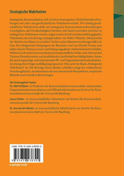 Produktbild: Strategische Wahrheiten