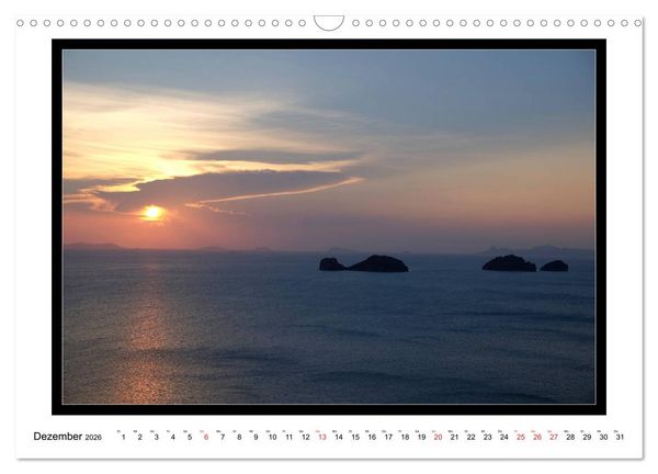 Produktbild: Thailand - auf stillen Wegen (Wandkalender 2026 DIN A3 quer), CALVENDO Monatskalender