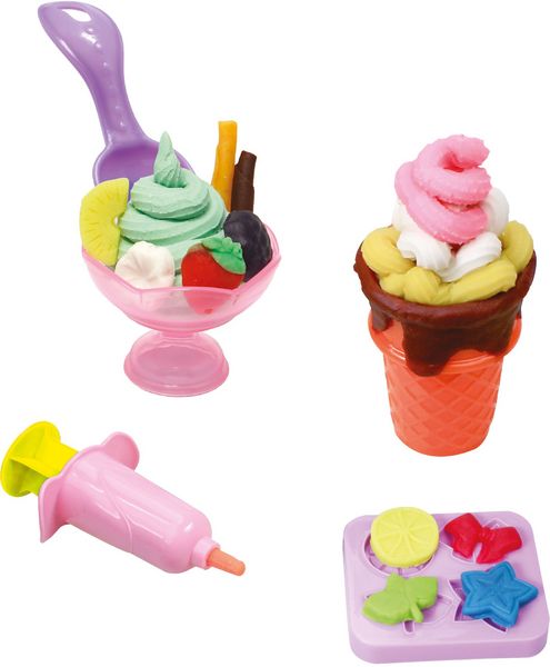 Produktbild: Creathek Knet-Set Eiscreme, 10 Teile