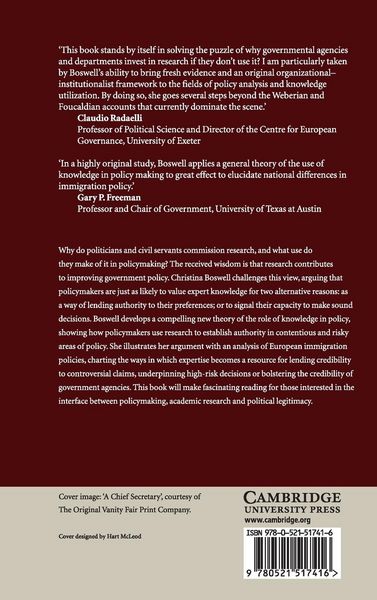 Produktbild: The Political Uses of Expert Knowledge
