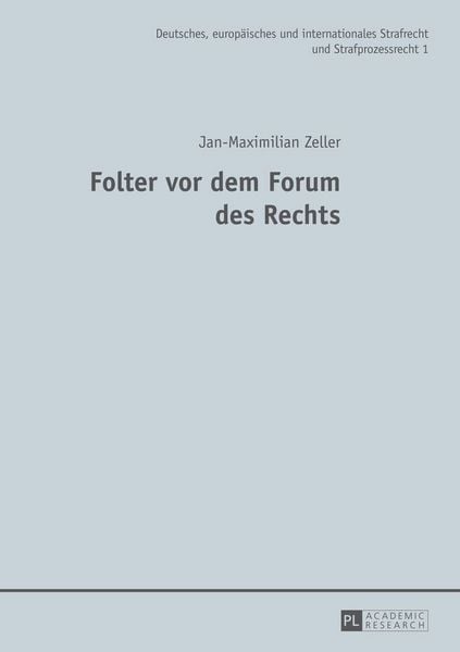 Produktbild: Folter vor dem Forum des Rechts