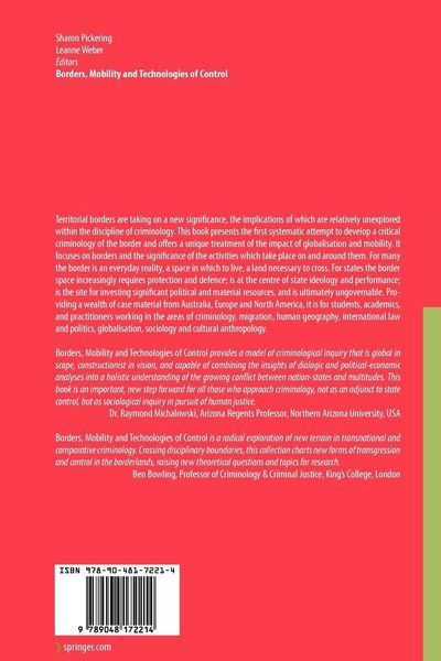 Produktbild: Borders, Mobility and Technologies of Control