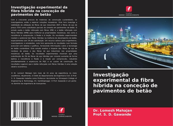 Produktbild: Investiga&ccedil;&atilde;o experimental da fibra h&iacute;brida na conce&ccedil;&atilde;o de pavimentos de bet&atilde;o