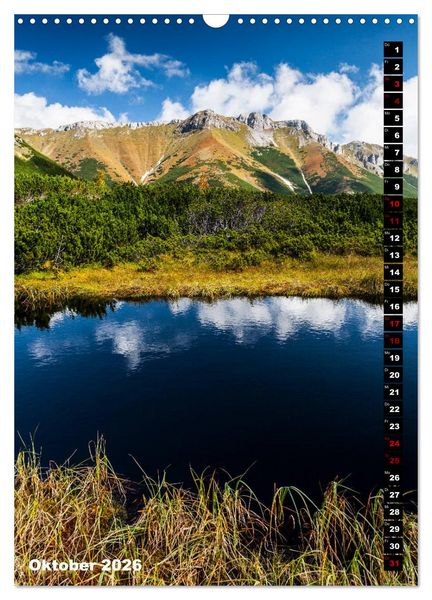 Produktbild: Impressionen aus der Tatra (Wandkalender 2026 DIN A3 hoch), CALVENDO Monatskalender