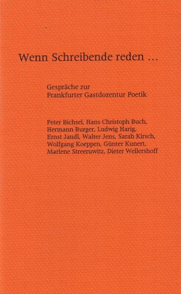 Produktbild: Wenn Schreibende reden...