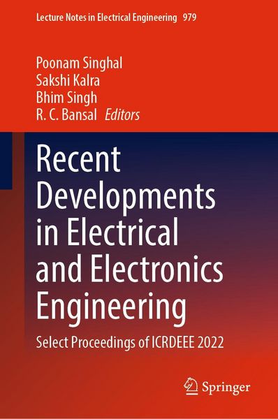 Produktbild: Recent Developments in Electrical and Electronics Engineering
