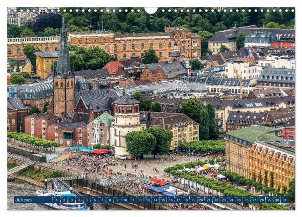 Produktbild: D&uuml;sseldorf - Ansichten einer faszinierenden Stadt (Wandkalender 2026 DIN A3 quer), CALVENDO Monatskalender