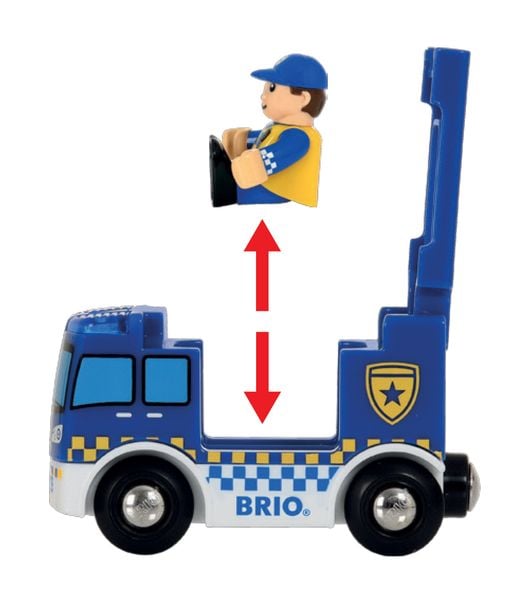 BRIO - Polizeistation mit Einsatzfahrzeug