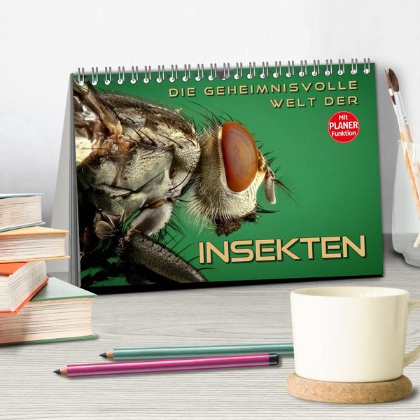 Produktbild: Die geheimnisvolle Welt der Insekten (Tischkalender 2026 DIN A5 quer), CALVENDO Monatskalender