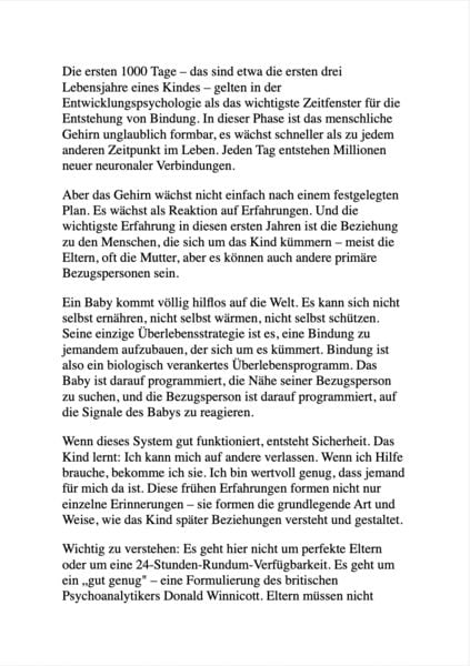 Produktbild: Wie Fr&uuml;hkindliche Erlebnisse Unsere Beziehungen Formen